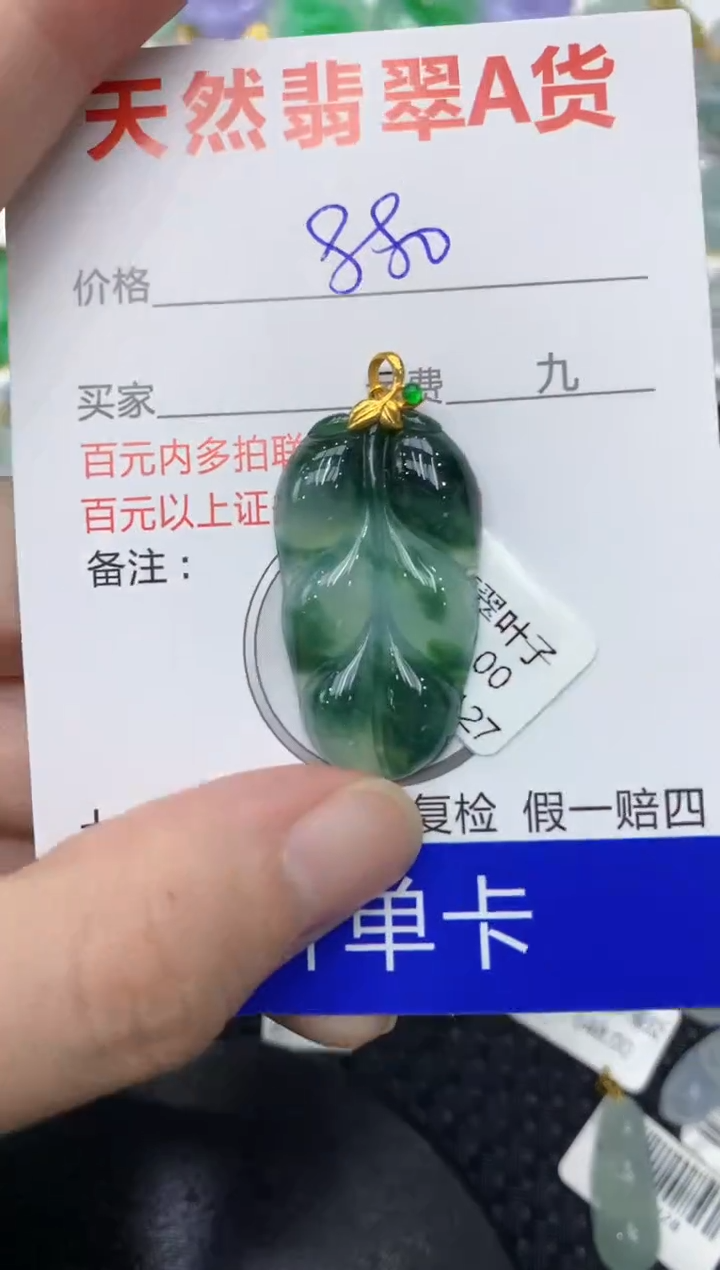 【闪购商品】翡翠颈饰18K金镶嵌111111111111