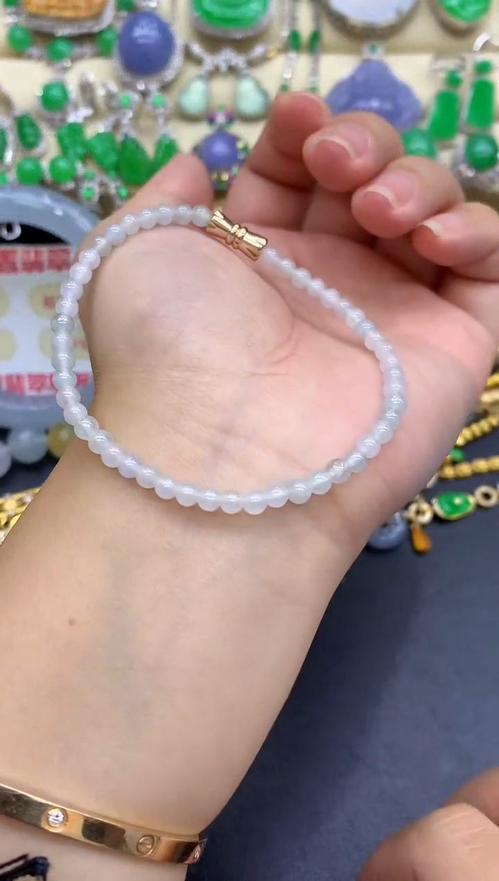 未镶嵌手串翡翠57-中国好珍宝