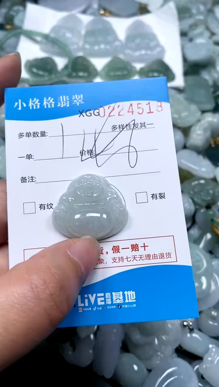 【闪购商品】翡翠颈饰未镶嵌闪购商品0224518