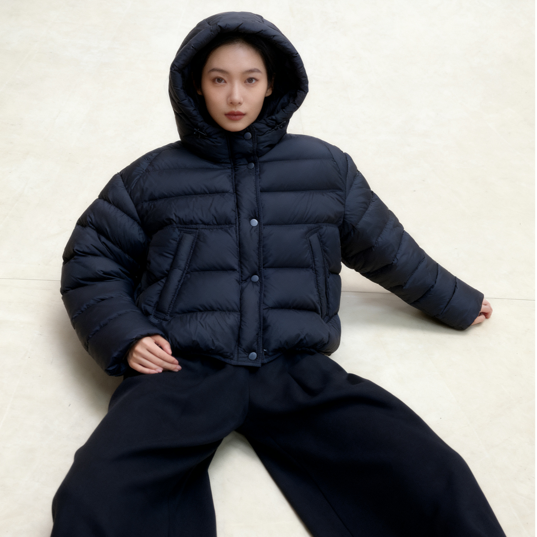 25年冬季爆款宽松轻盈90白鸭绒羽绒服女短款加厚蓬松泡芙云朵百搭