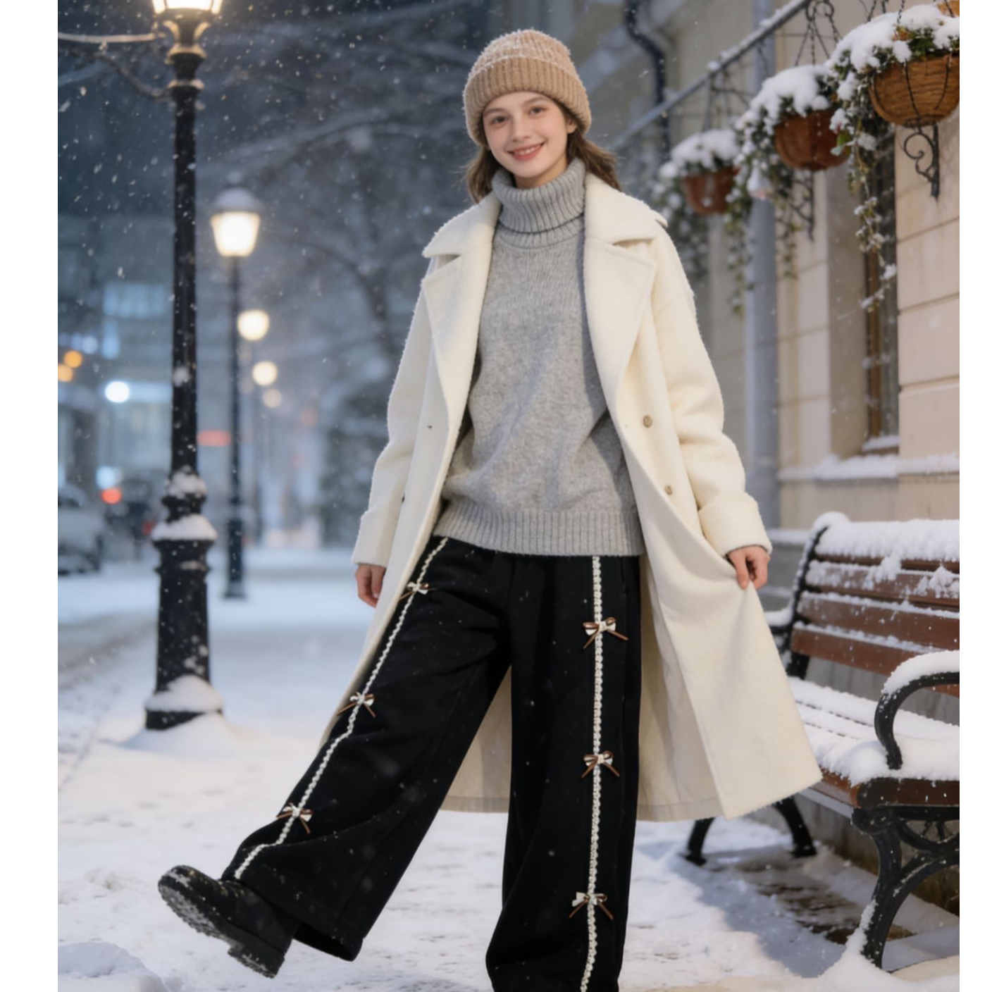 26065高端专享秋冬款休闲裤黑色