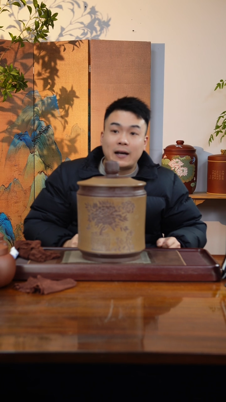 宜兴原矿紫砂茶叶罐