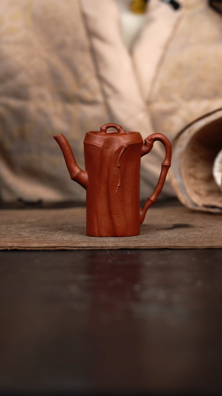 【闪购商品】紫砂茶壶全手工竹节壶45cc