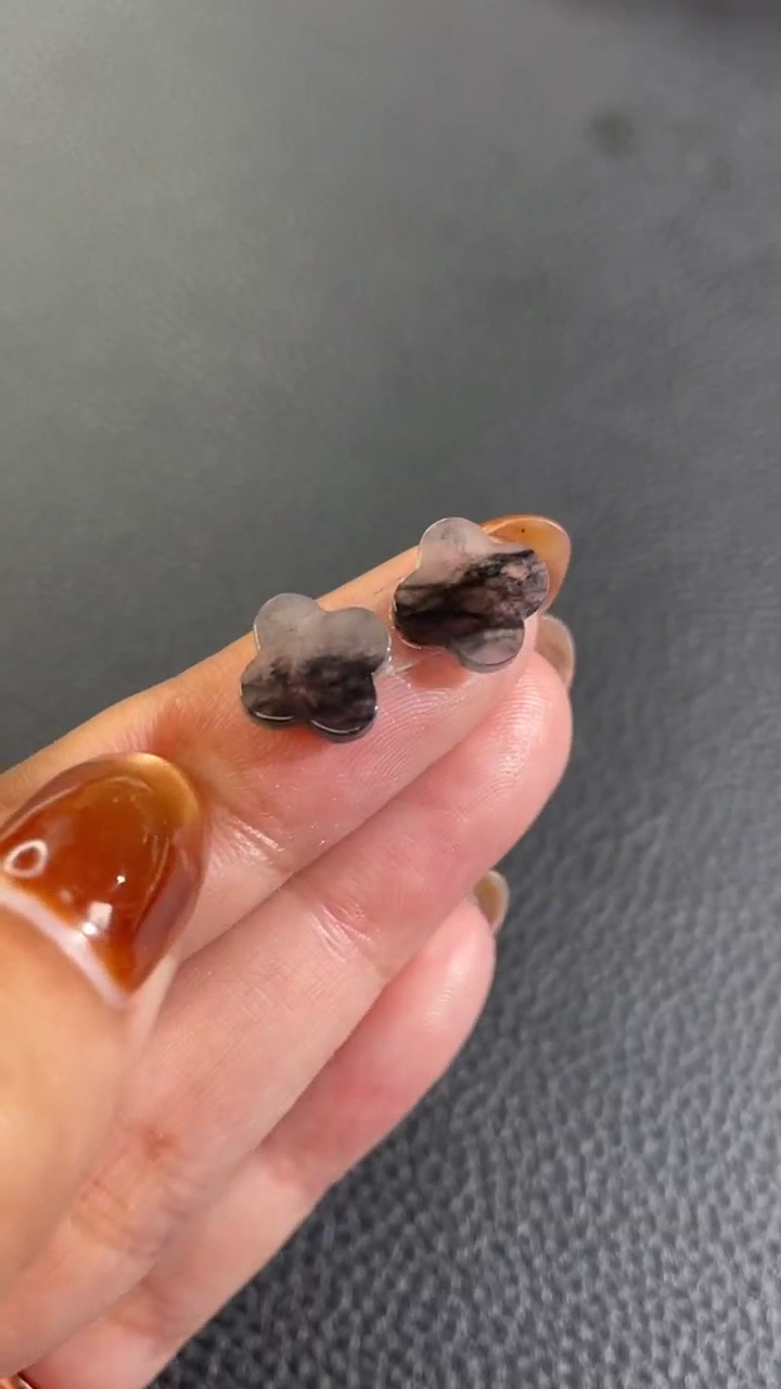 【闪购商品】定制翡翠未镶嵌四叶草200