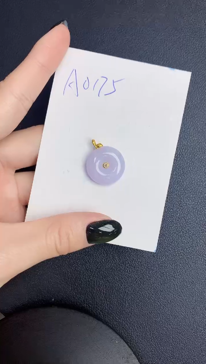 【闪购商品】翡翠颈饰18K金镶嵌0000000000