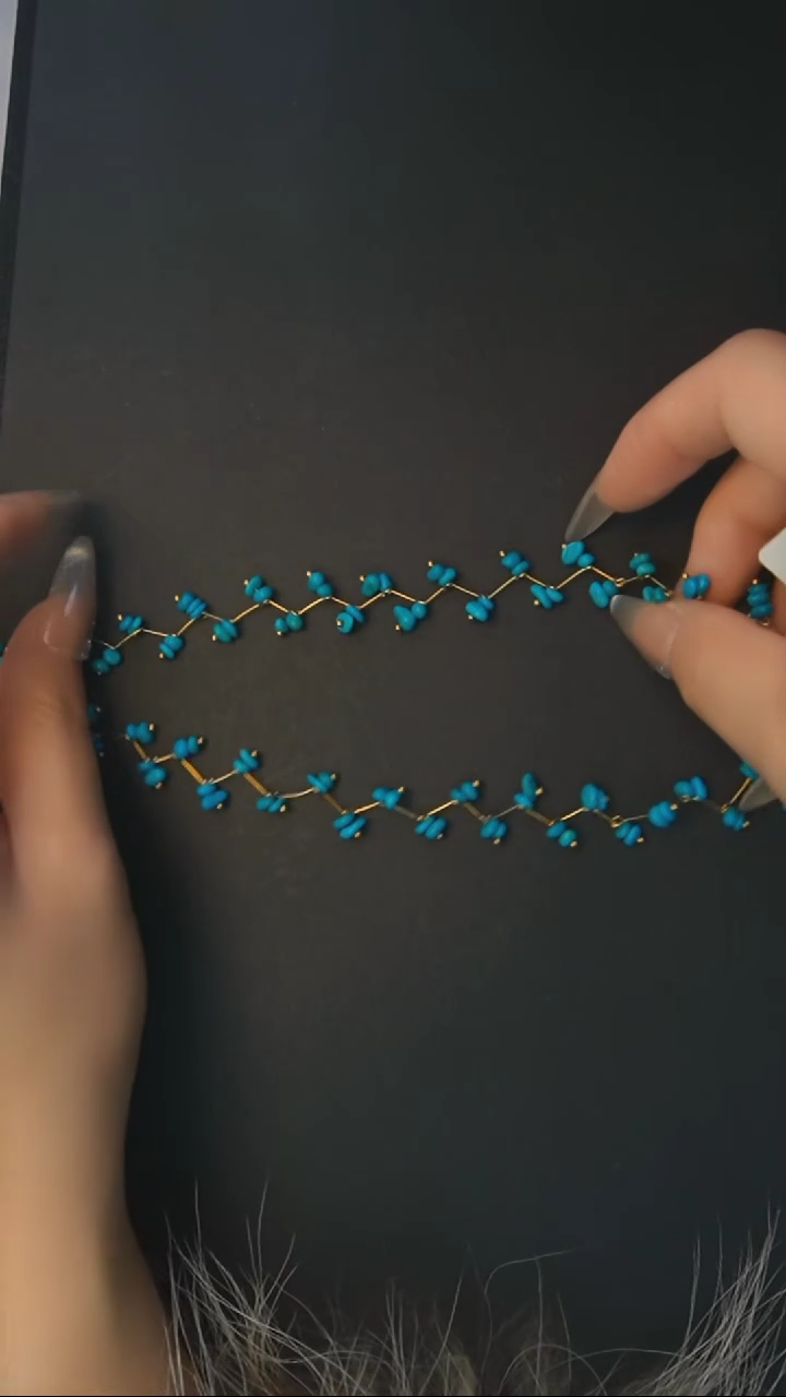 【闪购商品】绿松石项链银S925镶嵌发货一件