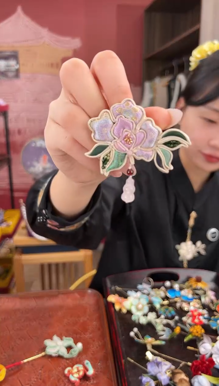 【闪购商品】刺绣苏绣世家非遗手工（胸针） 