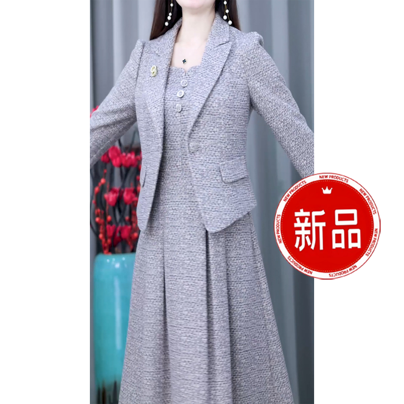 【两件套】女士新款设计感洋气简约轻奢高贵通勤两件套M-4XL