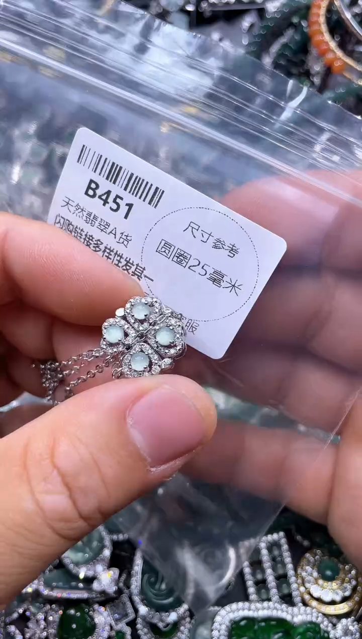 【闪购商品】翡翠颈饰未镶嵌B451项链