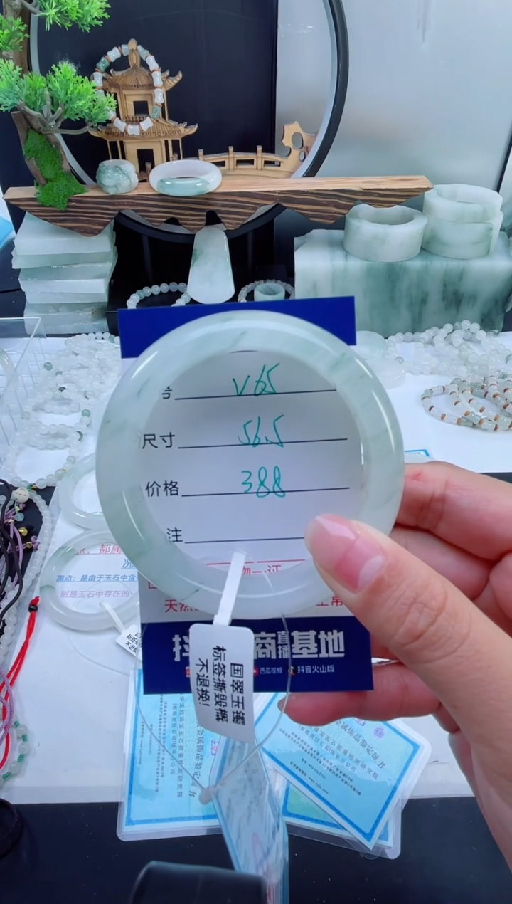 未镶嵌首饰石英质玉（天山翠）65