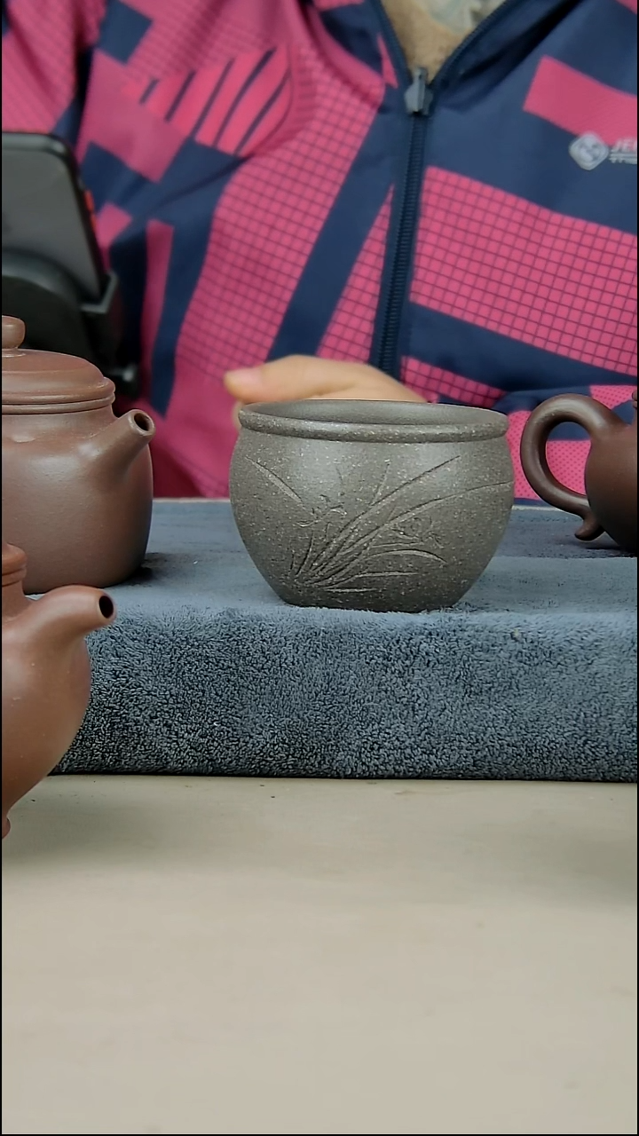 茶壶紫砂200蟹壳清杯子