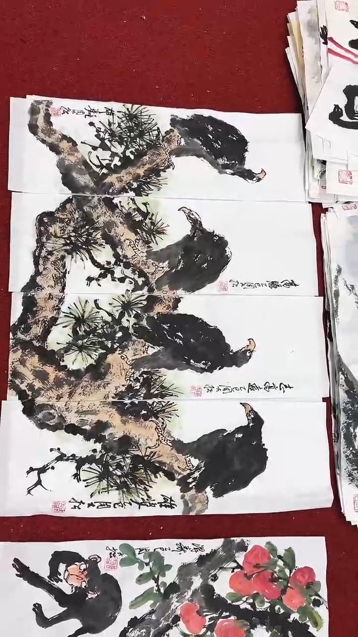 国画周大拙/国画/花鸟