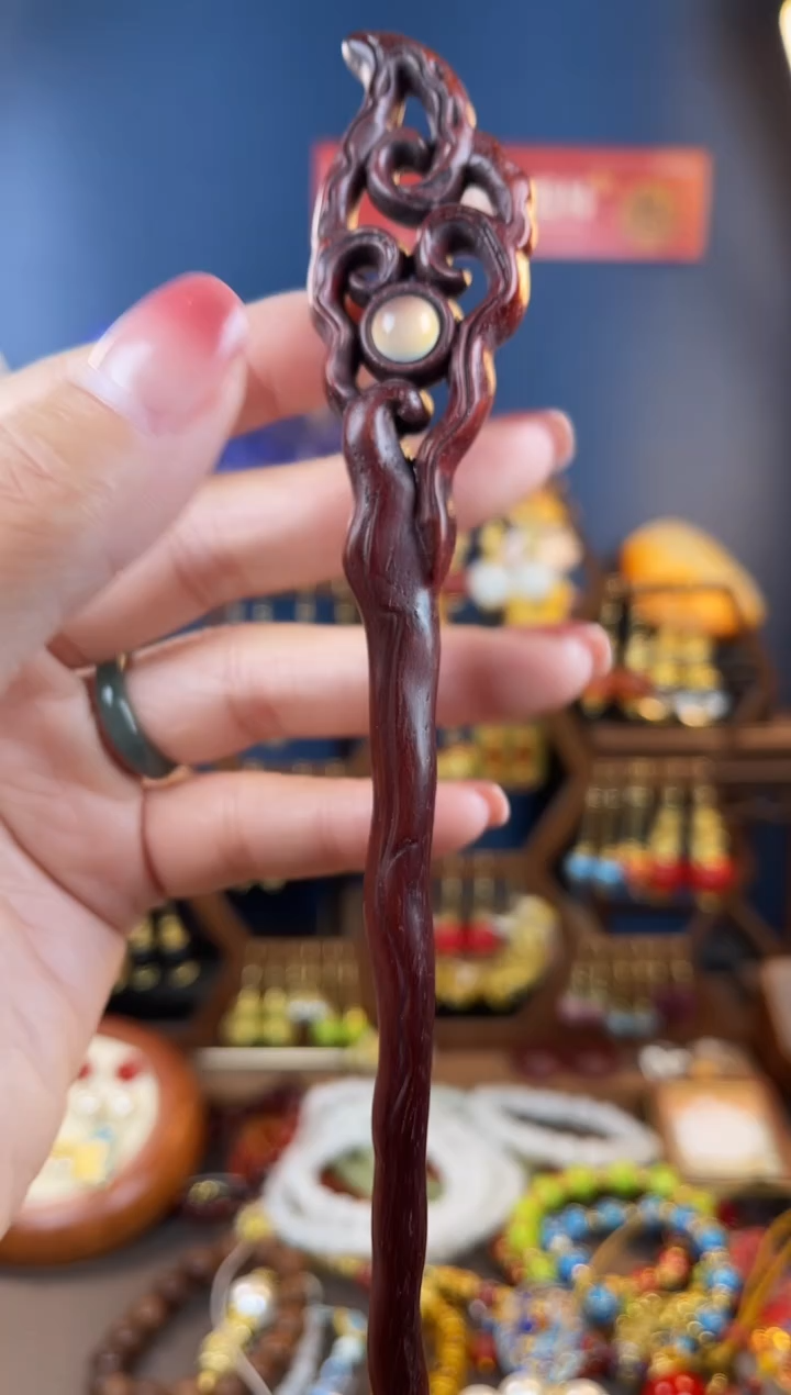 其他小叶紫檀，六发簪发簪