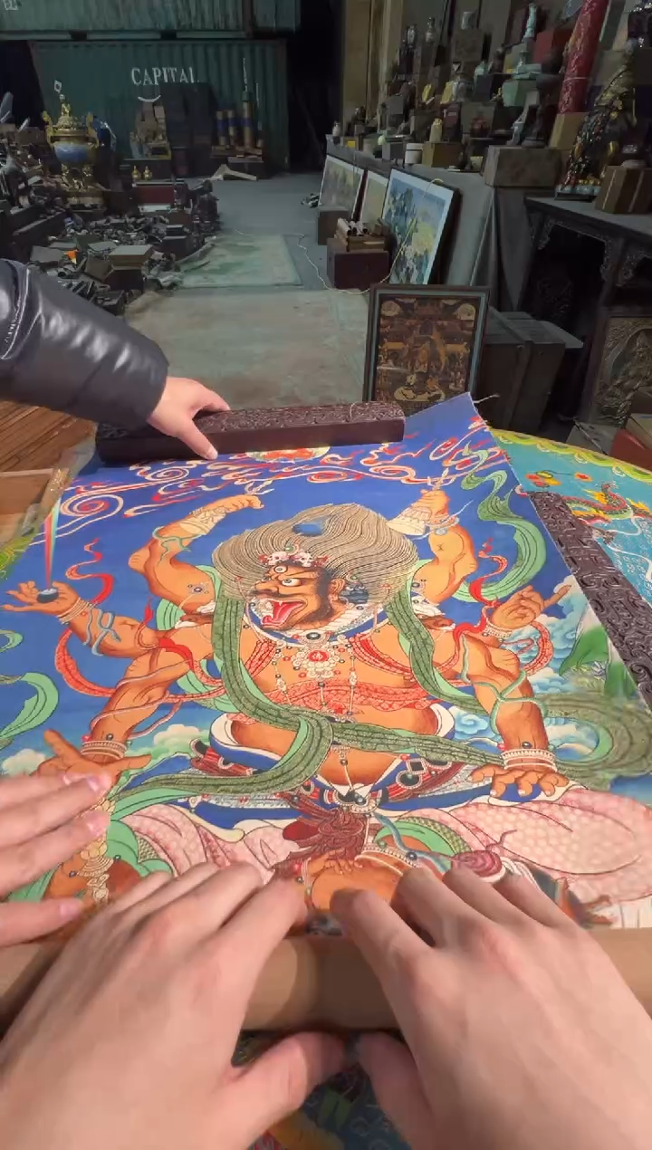 卷轴画卷轴画奥奥的唐卡