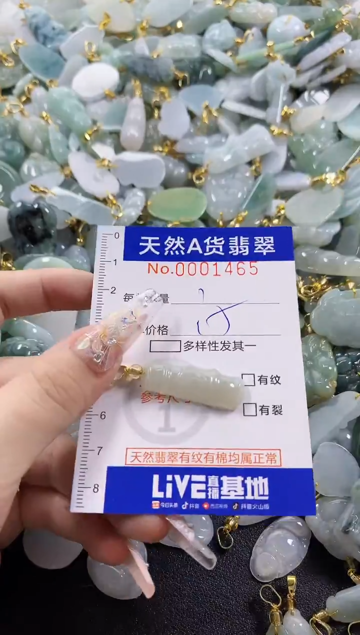 颈饰未镶嵌翡翠天然A货翡翠