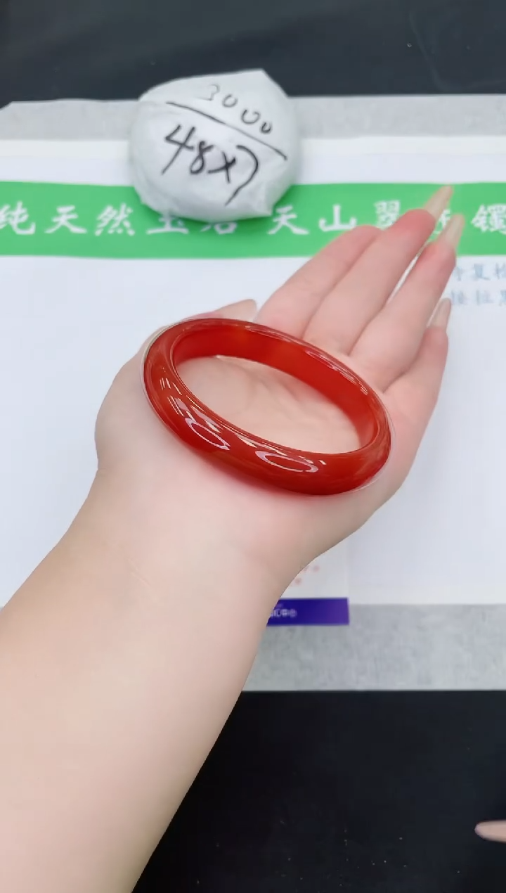 【闪购商品】石英质玉手镯未镶嵌M406-57+