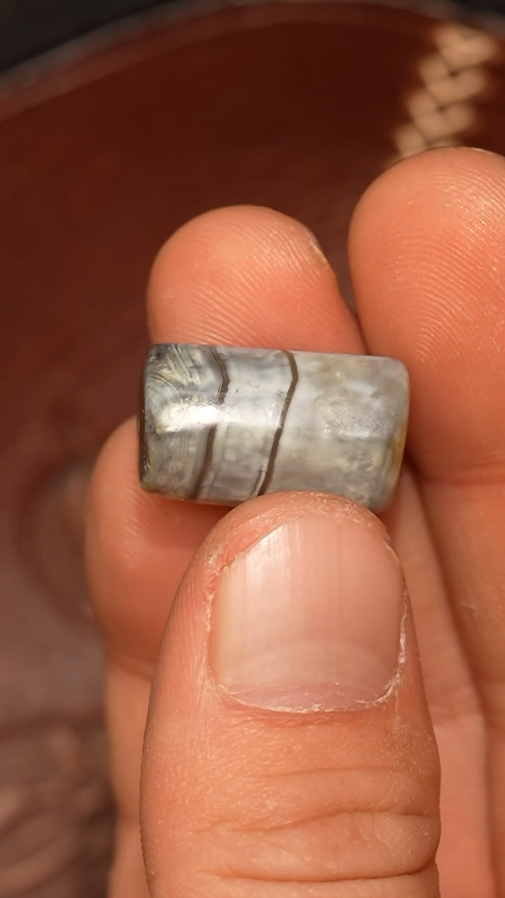 【闪购商品】玛瑙/玉髓套链未镶嵌冲赛康胡子哥，DIY一45
