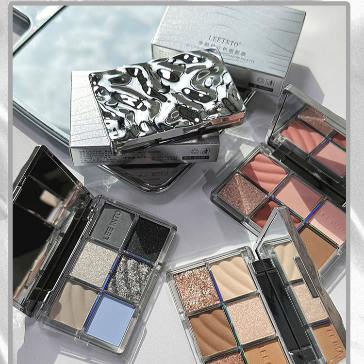【H】LEEINTO泰酷辣六色眼影盘 哑光珠光细闪提亮阴影持妆女显色综