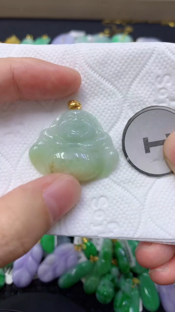 颈饰未镶嵌翡翠天然缅甸翡翠A货