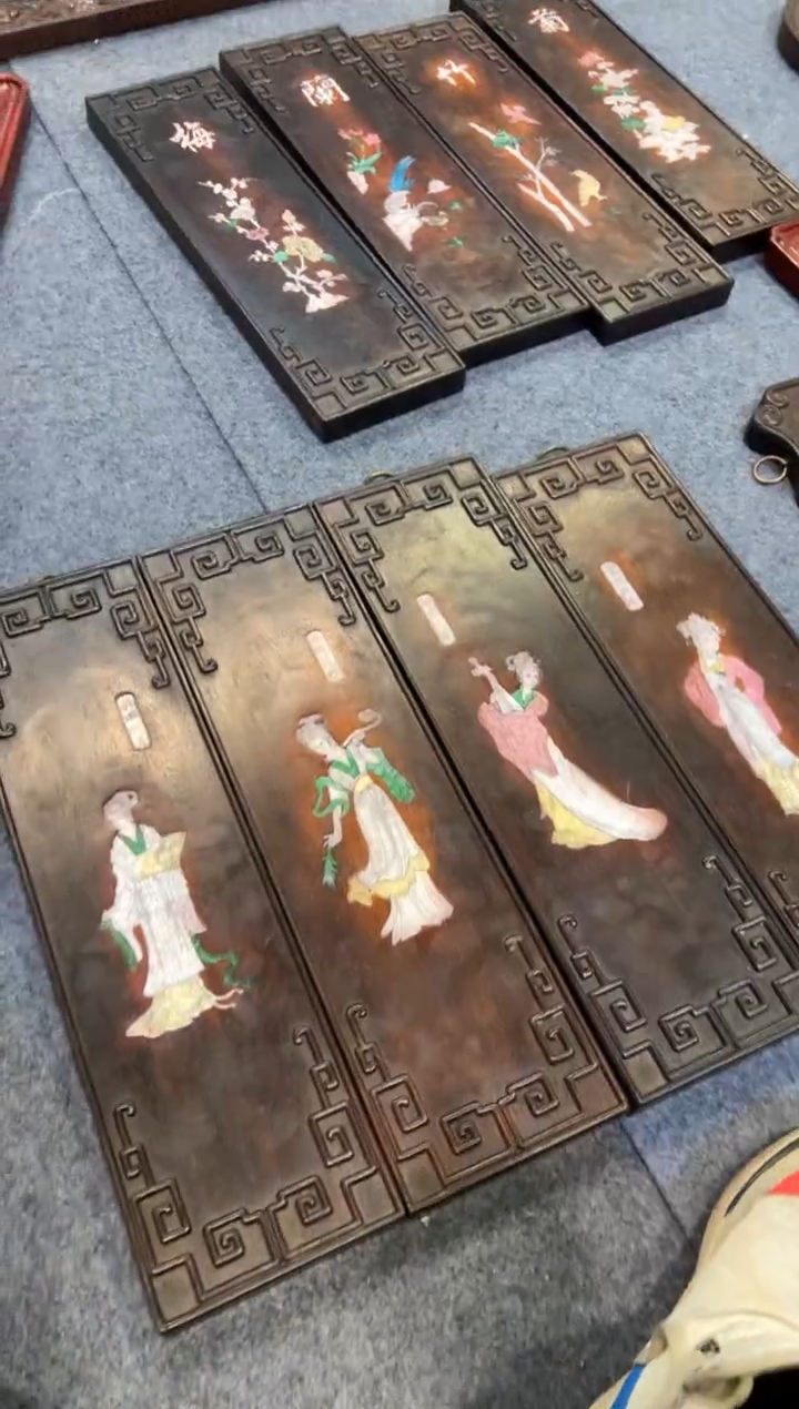 【闪购商品】非洲紫檀（红花梨）木雕牌匾