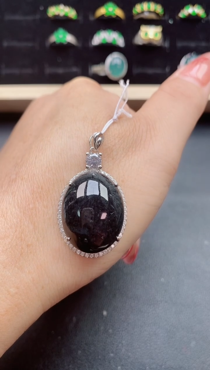 【闪购商品】翡翠吊坠(赠链)银S925镶嵌321321