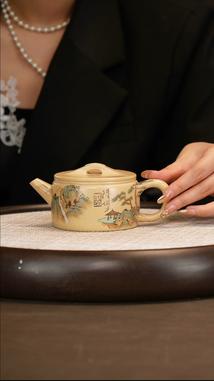 徐南 汉瓦 本山绿 230c/山水画