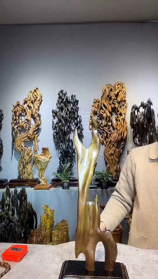 【闪购商品】金丝楠金丝楠小叶桢楠随行摆件34