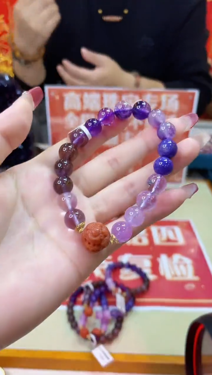 【闪购商品】水晶手链18K金镶嵌@@ZY40110041