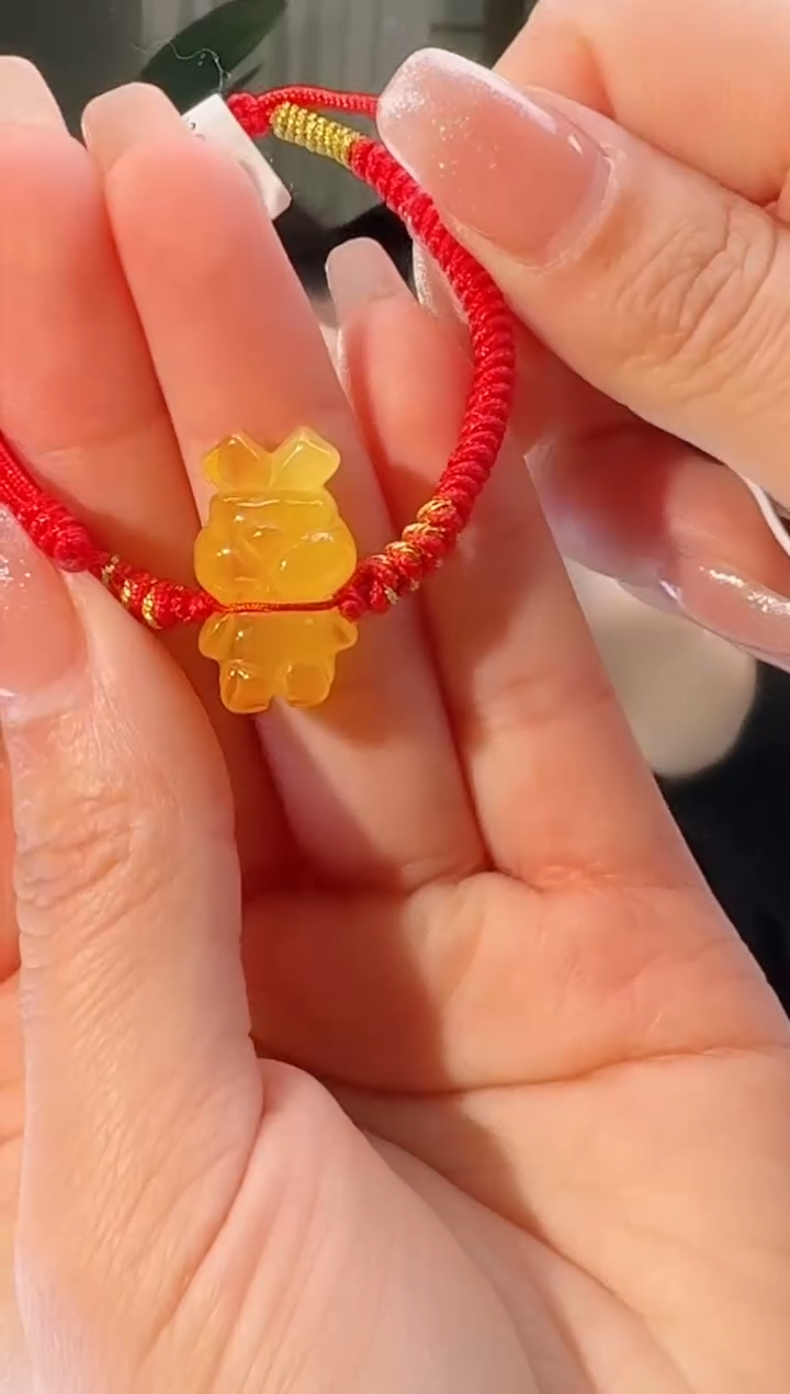 手链蜜蜡未镶嵌天然蜜蜡手链