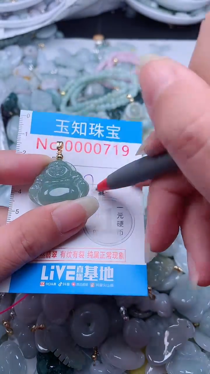 翡翠未镶嵌吊坠(不含链)719