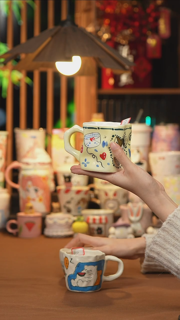 【闪购商品】摆件D012文创纯手工手绘