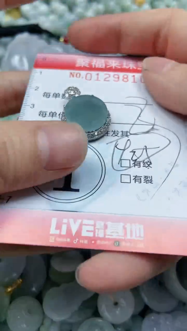 翡翠未镶嵌颈饰闪购0129810