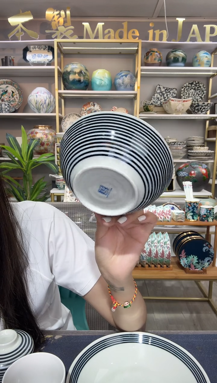 瓷蓝驹小钵14cm一支