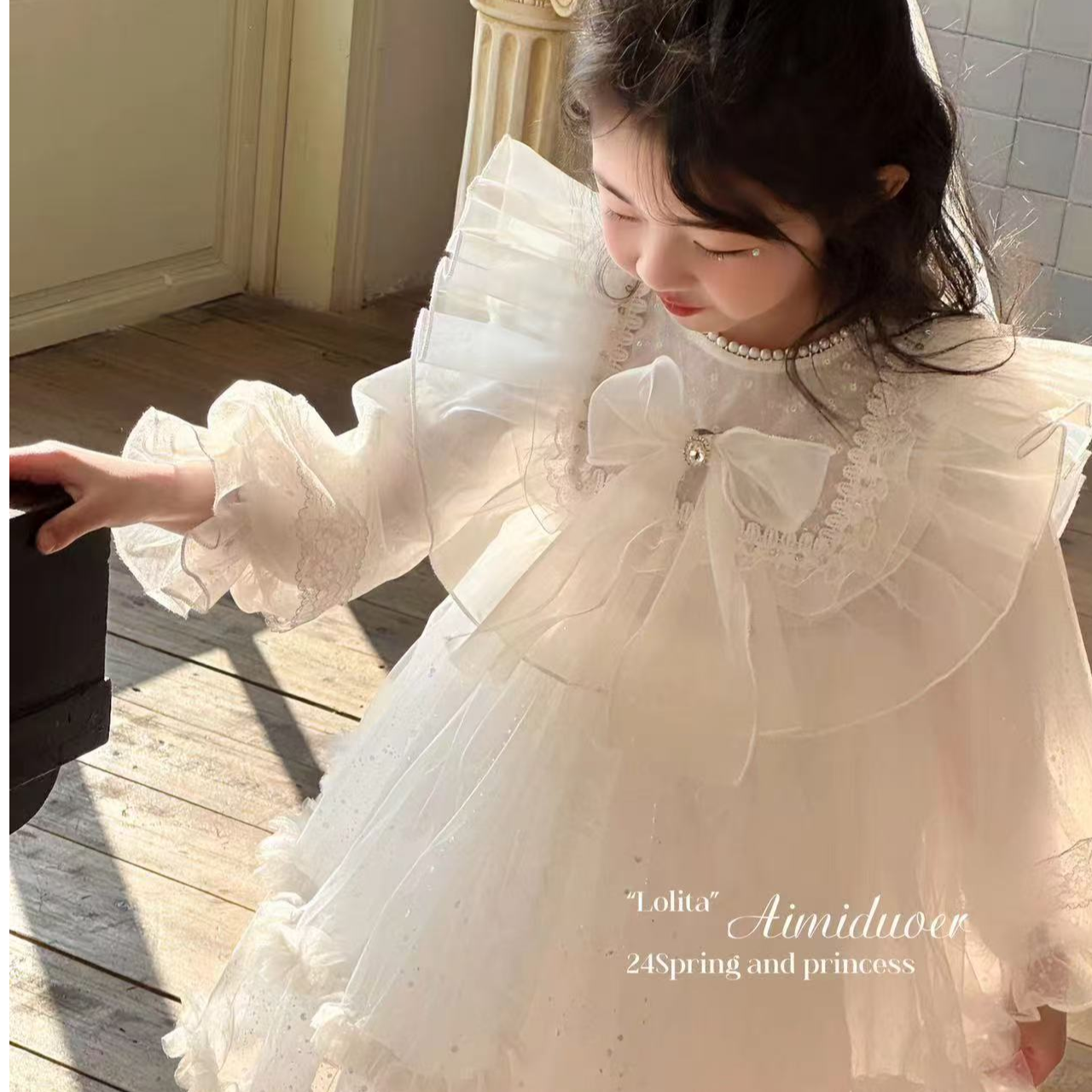 女T裙不限季节连衣裙公主裙婚纱宝宝白色女宝裙子女童蓬蓬裙