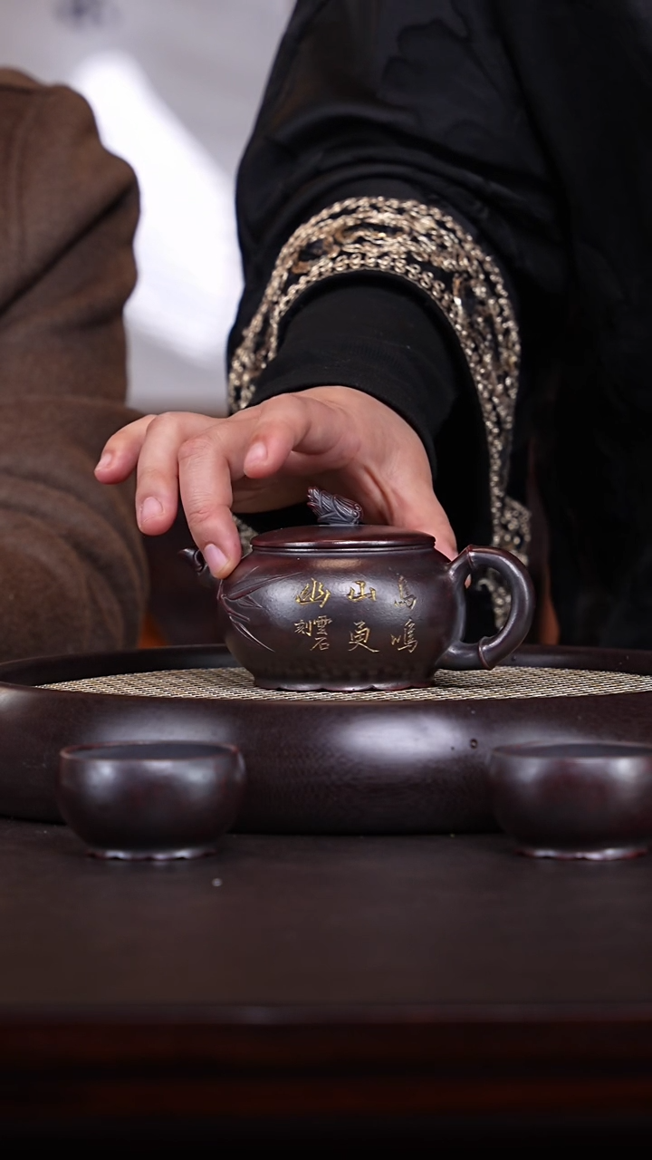 【闪购商品】紫砂茶壶储立强21-76 古乌泥紫砂壶套组300