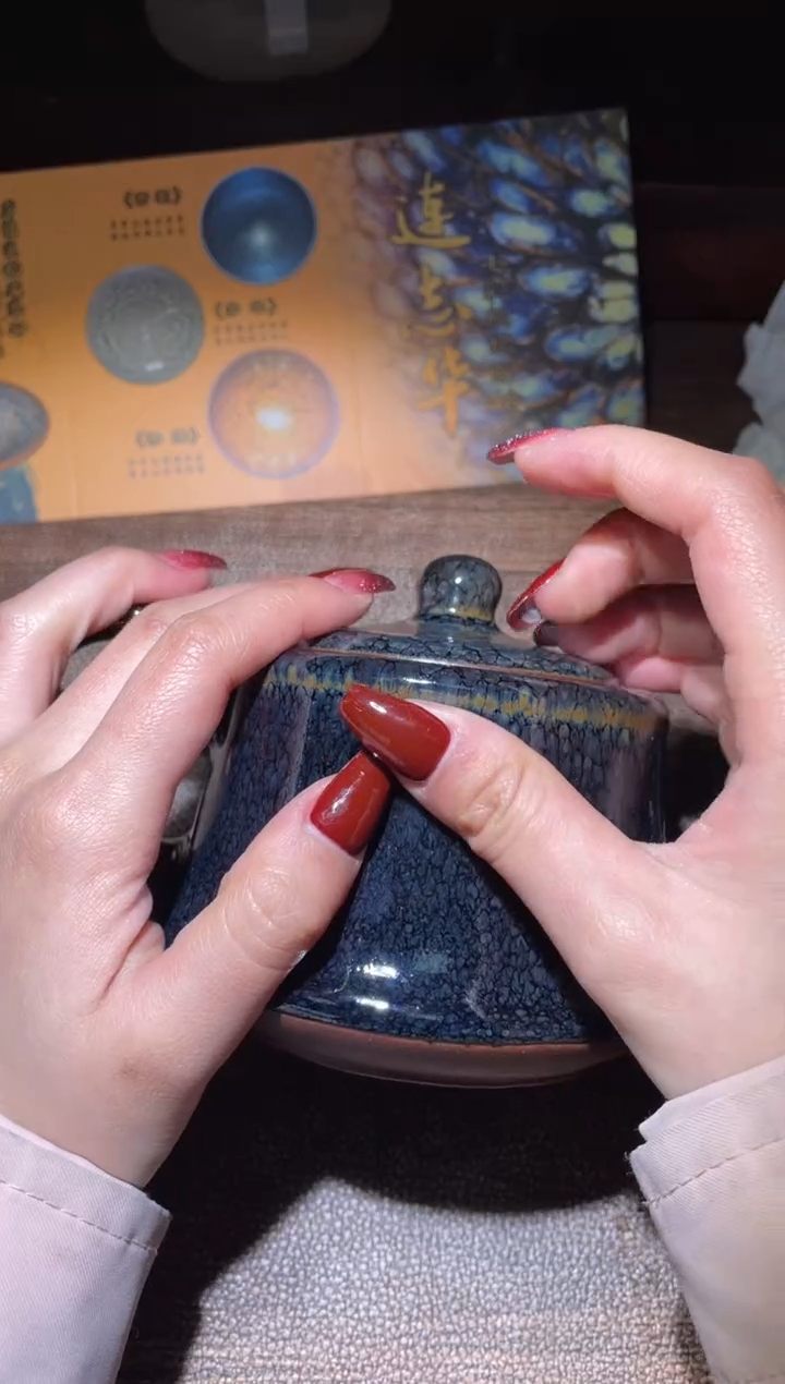 【闪购商品】茶盏名家连志华建盏（带证书礼盒）56