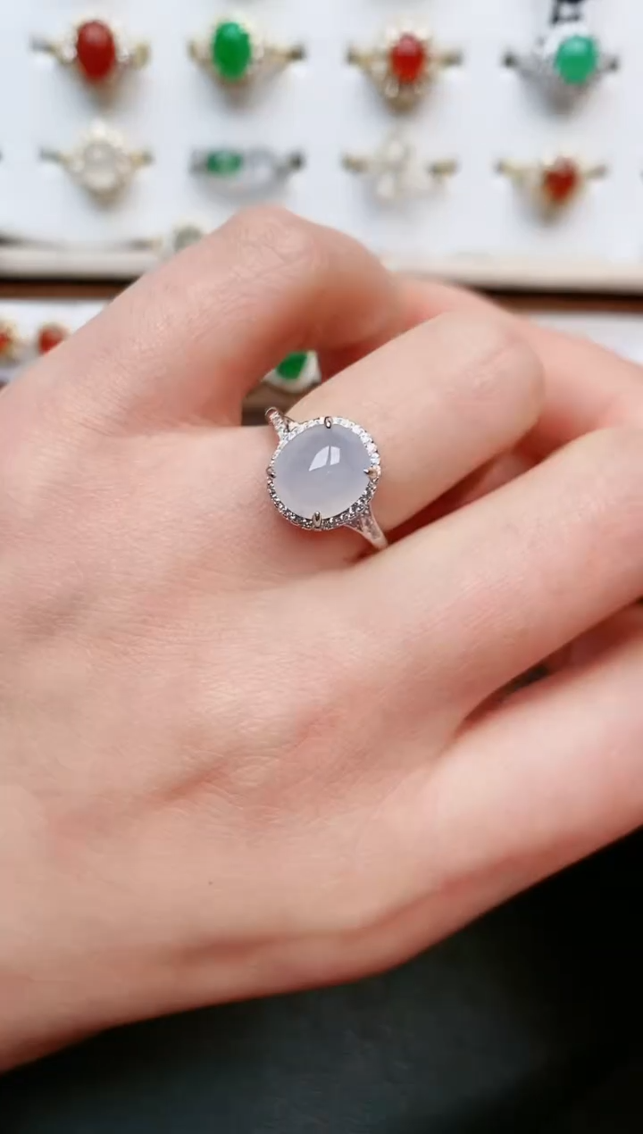 【闪购商品】翡翠戒指银S925镶嵌.....