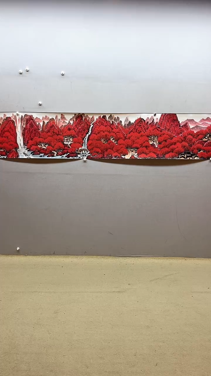 【闪购商品】国画张金专 万山红遍十米长卷