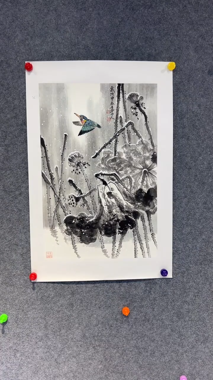 【闪购商品】国画梁景欣老师国画作品