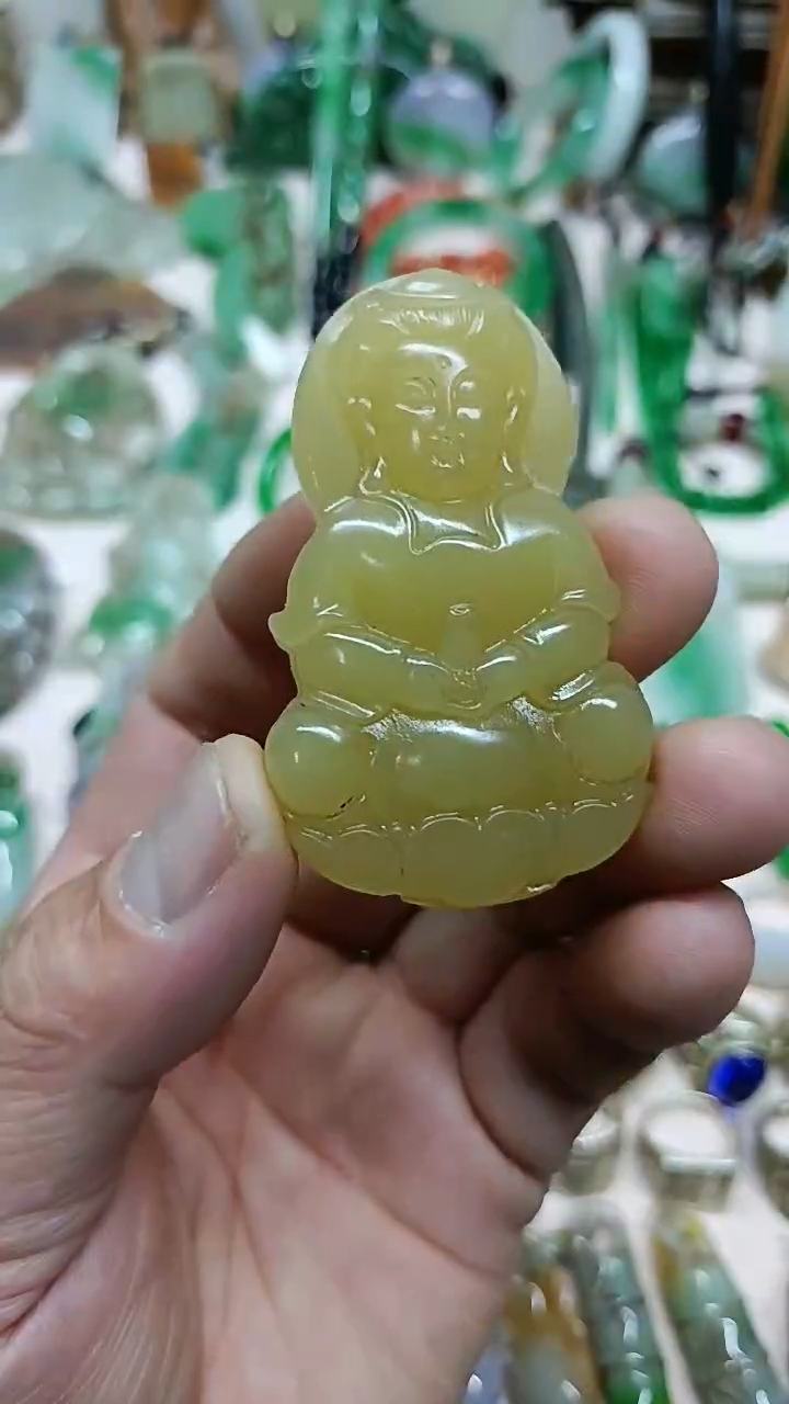 白玉菩提手串直播间的实时画面