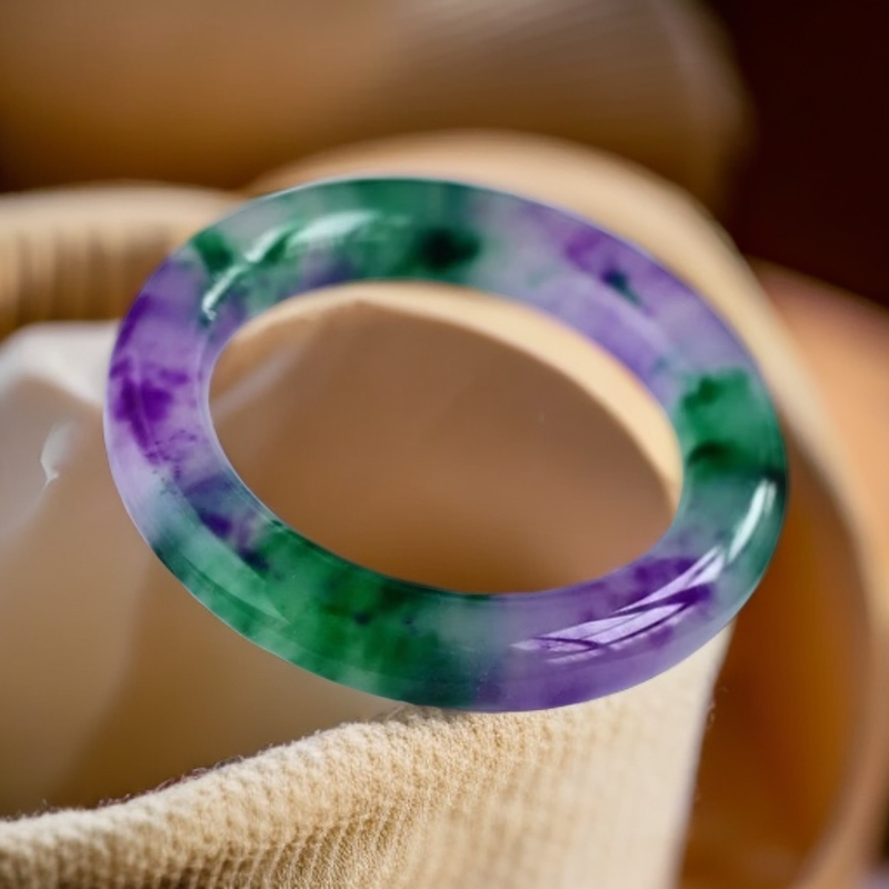 非金属合成锆石手镯 月月专属】（精美礼盒）尊贵紫珐琅手镯DH624150