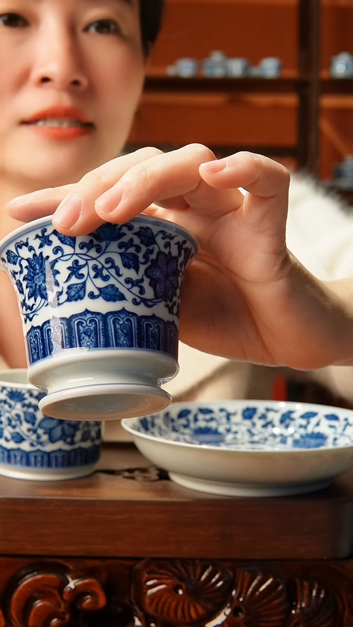 【闪购商品】景德镇镹曰陶柴窑手工手绘茶具