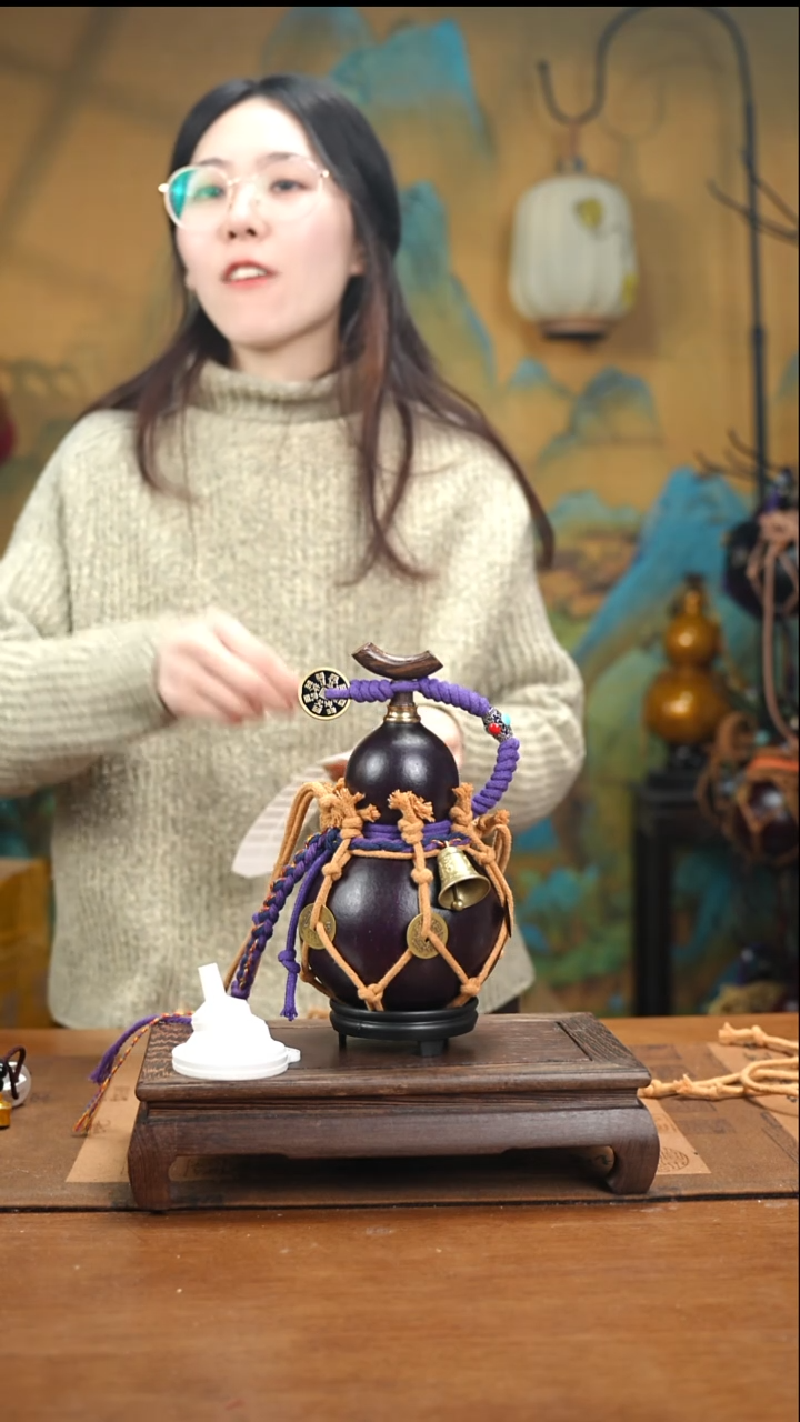 XD030网兜款大漆酒葫芦（现货现发）