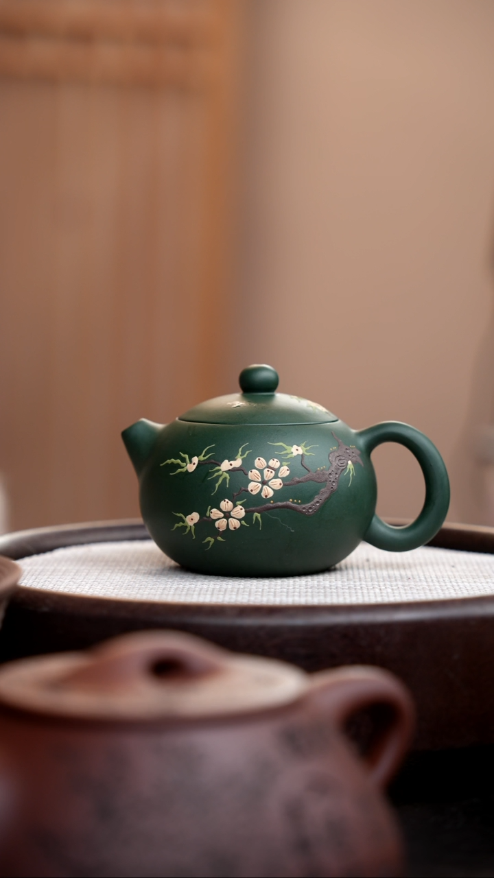 【闪购商品】紫砂茶壶民国绿王炸西施