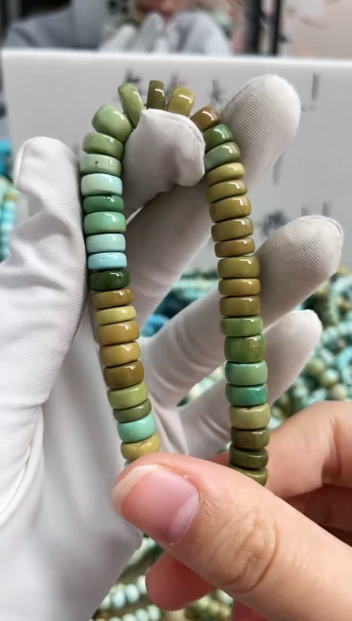 【闪购商品】绿松石珠宝奇石未镶嵌8mm+