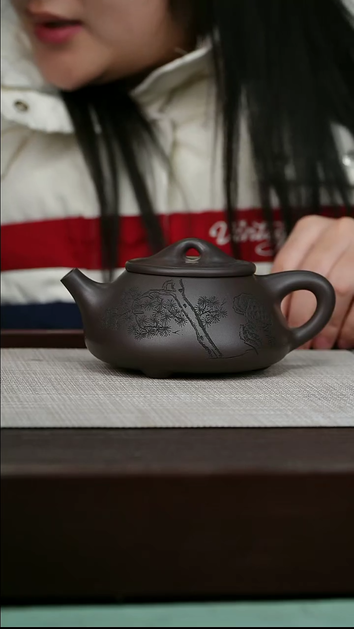 【闪购商品】宜兴原矿紫砂壶茶壶280C
