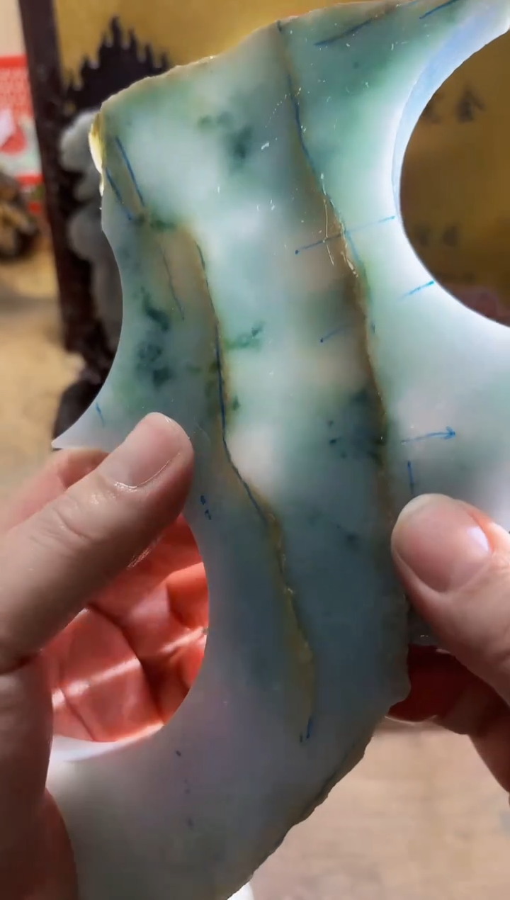 未镶嵌挂件翡翠A货常星8118