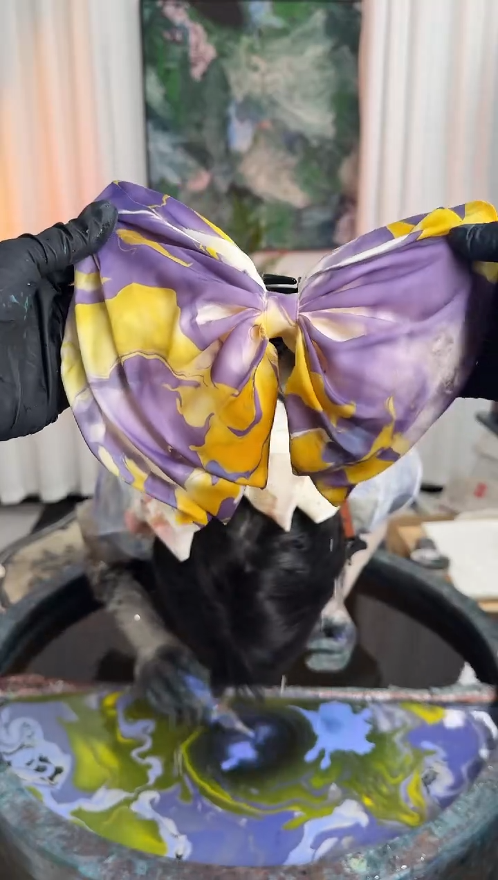 078 紫霞仙子 三层蝴蝶抓夹 