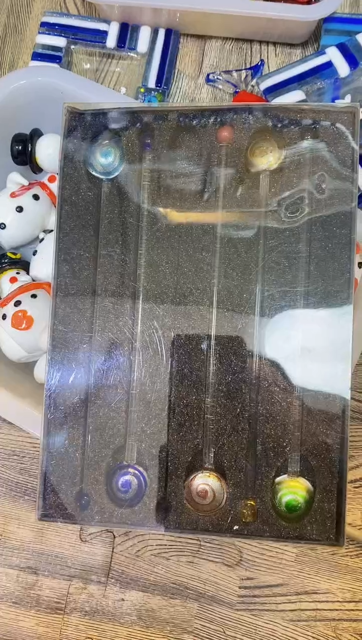 【闪购商品】琉璃手工艺品一盒搅拌棒