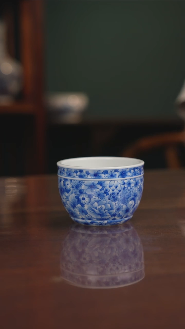 晓月柴窑 万花主人杯